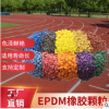 彩色EPDM填充顆粒運動場地專用 工廠直銷彈性環(huán)保型EPDM橡膠顆粒