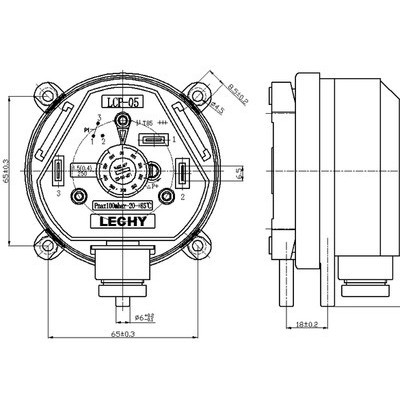 LECHY金樂琪LCP-05壓差開關(guān)/風(fēng)壓開關(guān)/壓力開關(guān)/可調(diào)壓力控制器