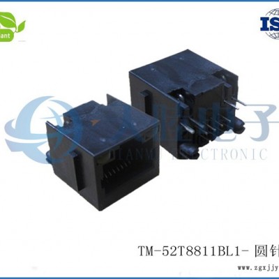 供應(yīng)8P8C 直插180度 全塑 PBT RJ45直插網(wǎng)絡(luò)插座 RJ45直插插座