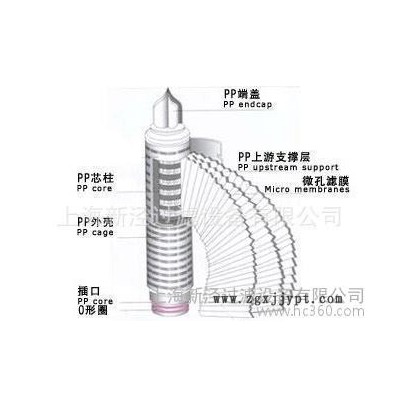 PTFE折疊濾芯，進口聚四氟乙烯折疊濾芯，高溫氣體除菌