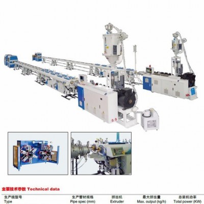 金緯機械PP-R、PE-RT、PE-X 等冷熱水管擠出生產(chǎn)線 高效