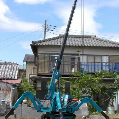 多功能自行走蜘蛛吊吊重小型橡膠履帶蜘蛛吊星志重工來電咨詢