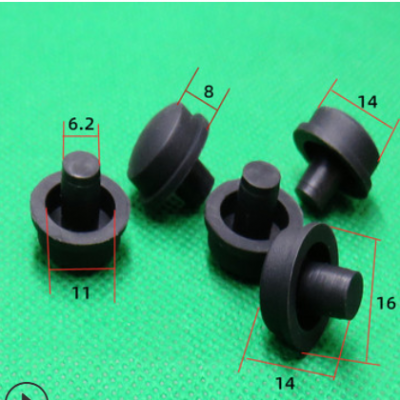 Φ14x7.5mm軟膠堵頭手電筒配件姝馨硅膠工業(yè)橡膠制品硅膠堵塞現(xiàn)貨