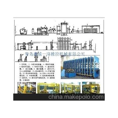 鋼絲繩輸送帶生產(chǎn)線，輸送帶平板硫化機(jī)，平板硫化機(jī)廠家（鑫城)