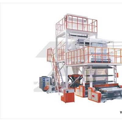 浙江鑄信機械有限公司3SJ-G系列三層共擠旋轉(zhuǎn)機頭吹膜機組吹膜機