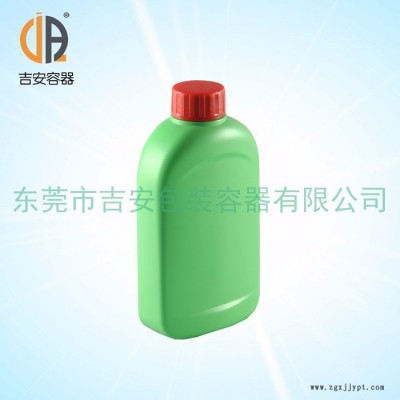 吉安容器 JAPC600ml 扁瓶 綠色600ml毫升 600g包裝塑料瓶 化工液體瓶 廠家現(xiàn)貨供應