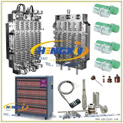 雙鎖可調(diào)氣封無澆口瓶坯模具（熱流道模具，pet模具） 熱流道瓶坯模具 hot runner preform mould