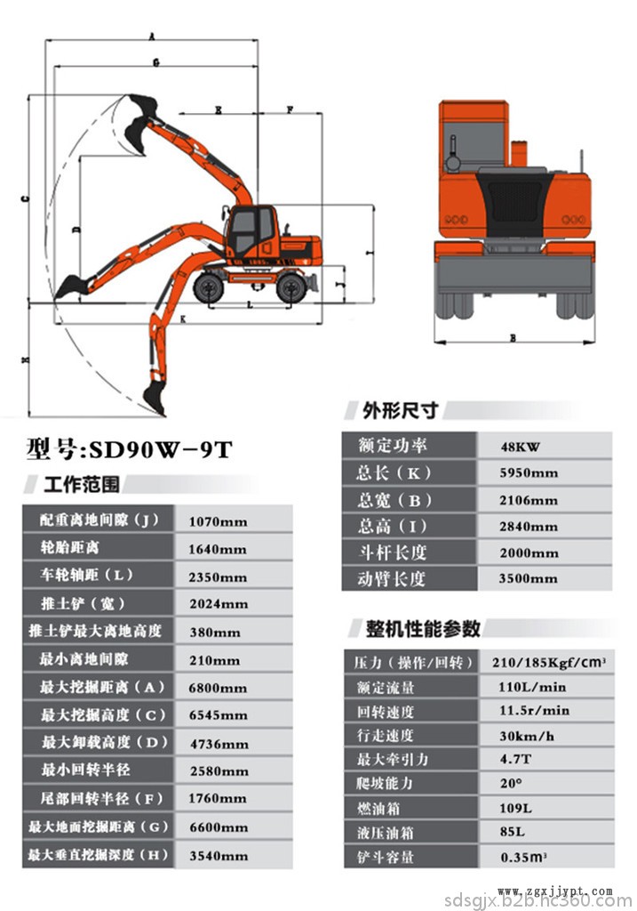 輪式挖掘機(jī)