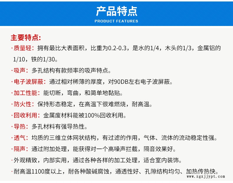 廠家供應(yīng)超級(jí)電容器用泡沫鎳  泡沫鎳 電催化劑 吸聲材料示例圖5