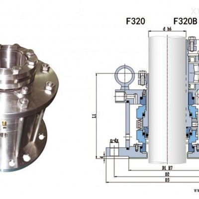 F320型頂入耐強(qiáng)腐蝕雙端面集裝式密封