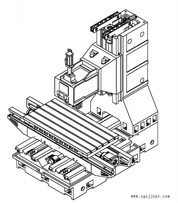 vmc850加工中心 經(jīng)濟(jì)型加工中心  機(jī)械手刀庫 三線軌 國產(chǎn)系統(tǒng)示例圖3